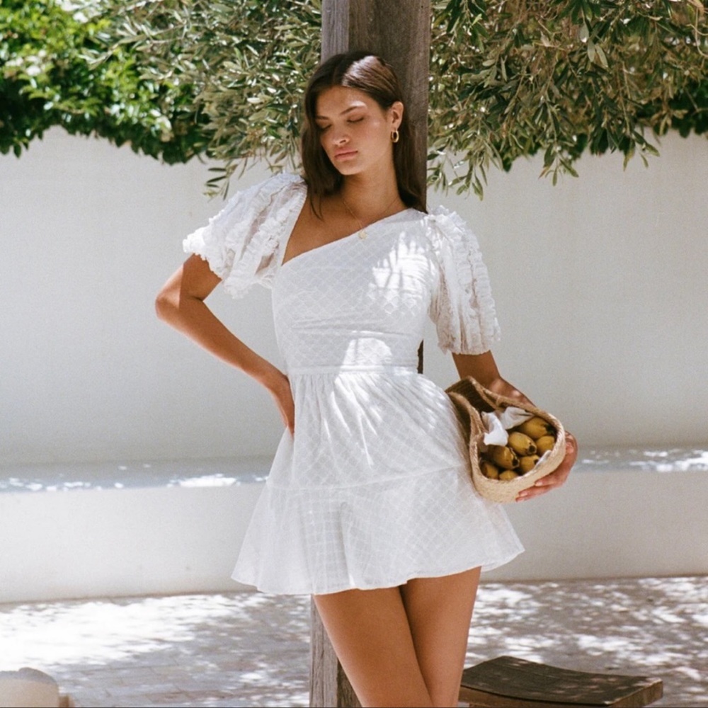 Sabo white mini dress